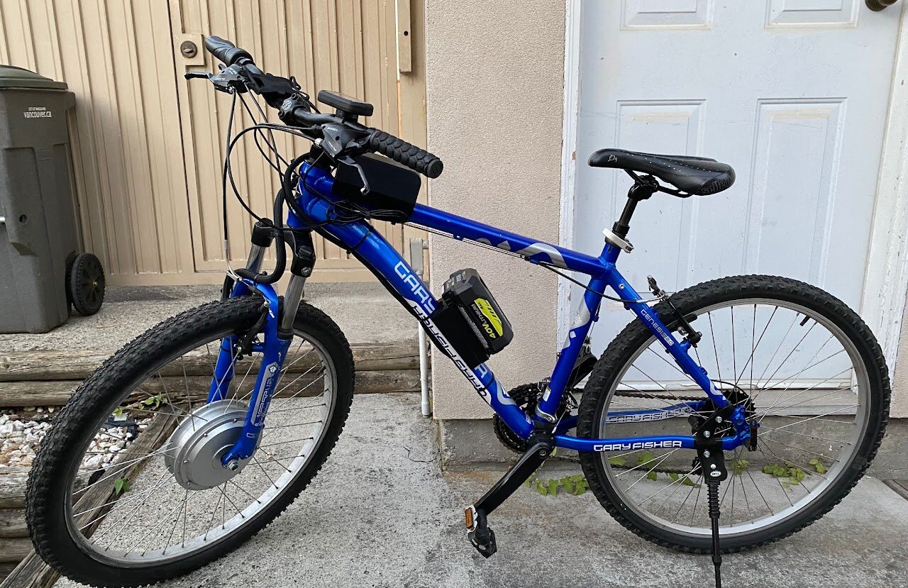 RYOBI 40V battery powered e-bike conversion